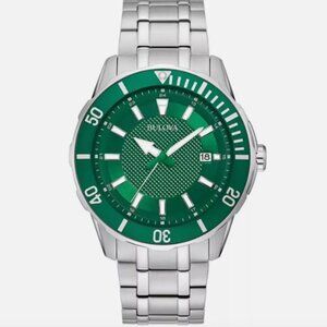 NEW Bulova Men's Classic Sports Rotating Bezel Watch 44mm